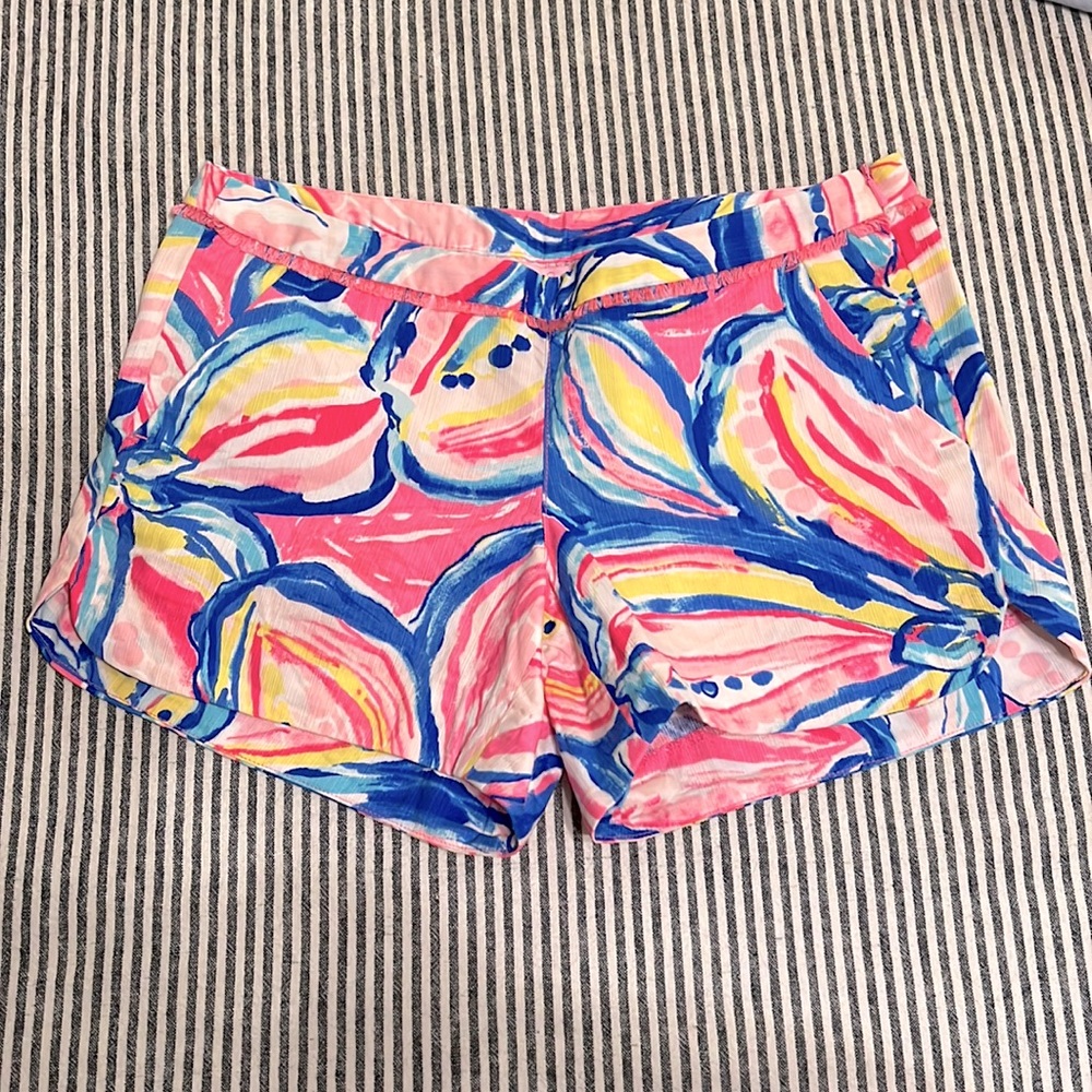 Lilly Pulitzer 4” Adie Short Pink Sunset shorts• Size 00